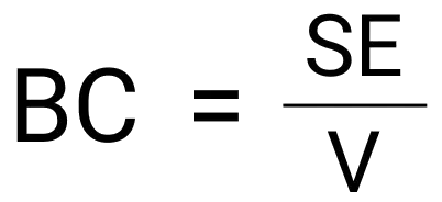 An image of the formula for calculating battery capacity.